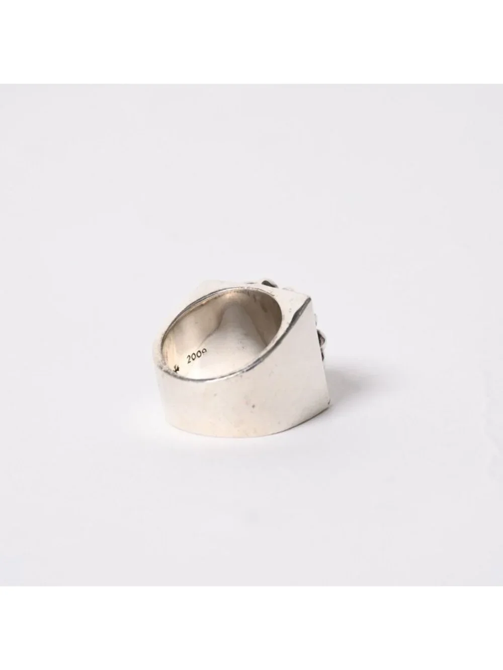Chrome Hearts CH Plus Pyramid Ring 925 Sterling Silver